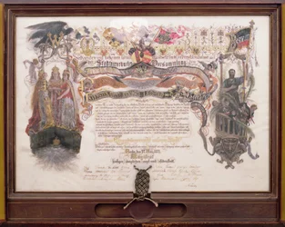 Carta admitiendo a un Ciudadano de Berlín, 27 de marzo de 1871